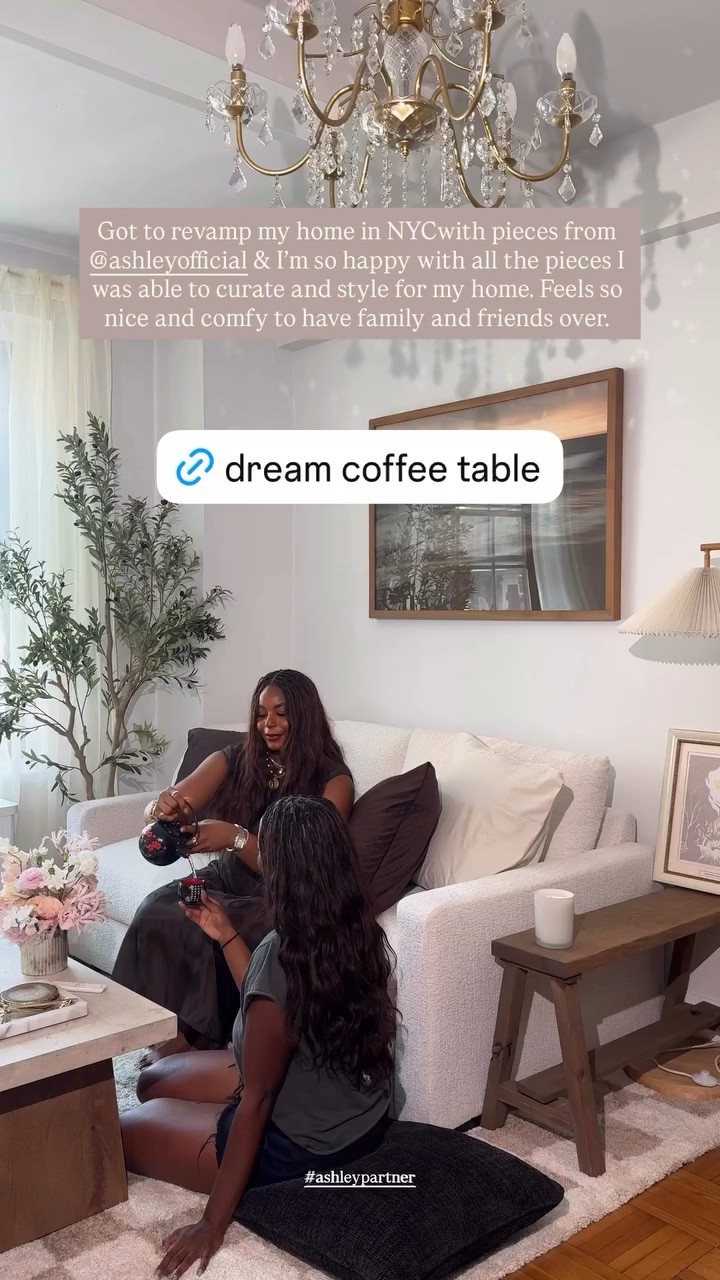 Revamped my NYC apartment with new chic furniture pieces from Ashley furniture! Love this chic coffee table and cozy stain-resistant sofa - linking below! … 
For more links to fall outfits women, wedding guest dress summer, date night outfits, fall wedding guest dresses, country concert outfits, teacher outfits, business casual workwear, fall decor, concert outfit ideas, work outfits, follow me on LTK! ✨

#LTKfall #LTKhome #LTKstyletip