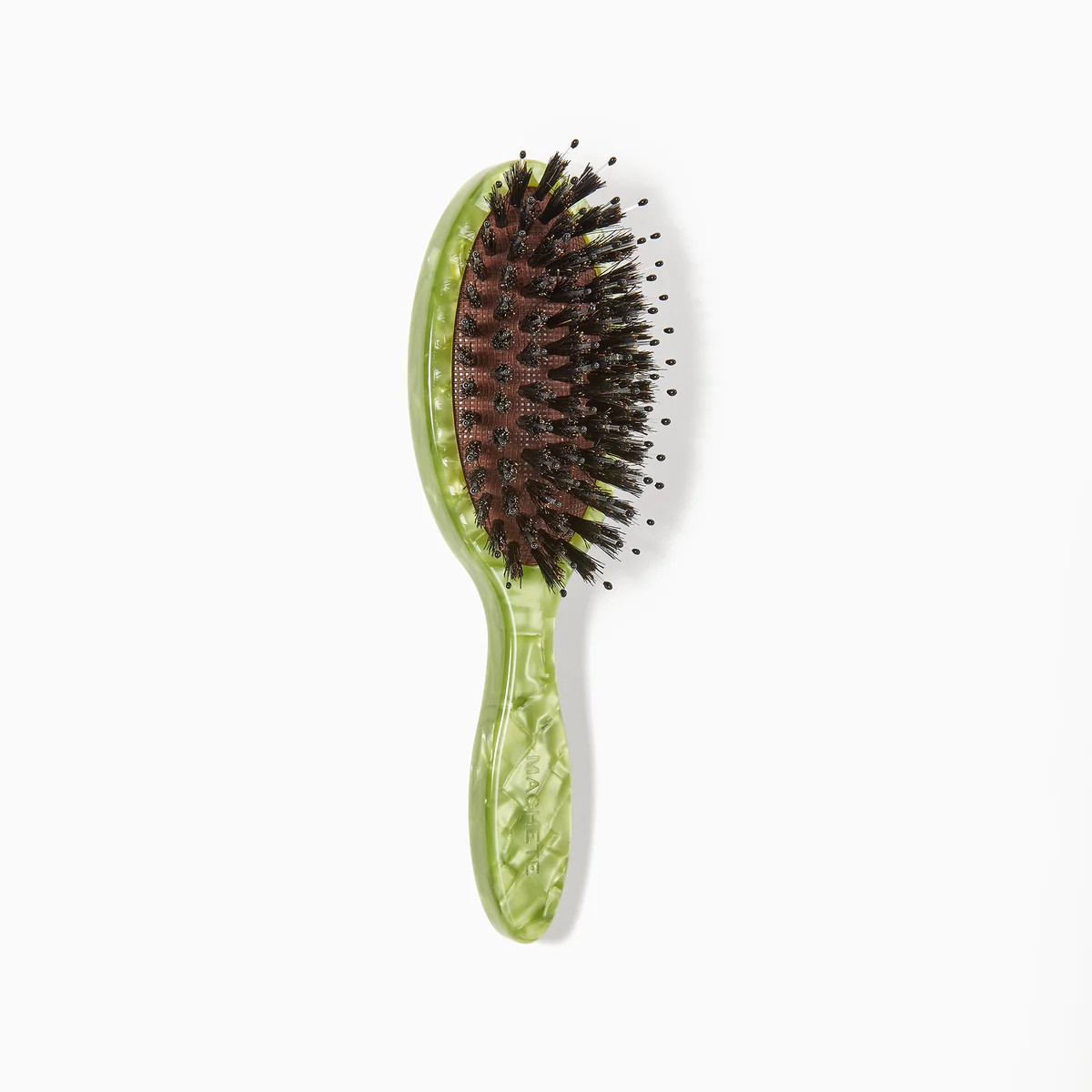 Petite Travel Hair Brush in Pistachio | Machete