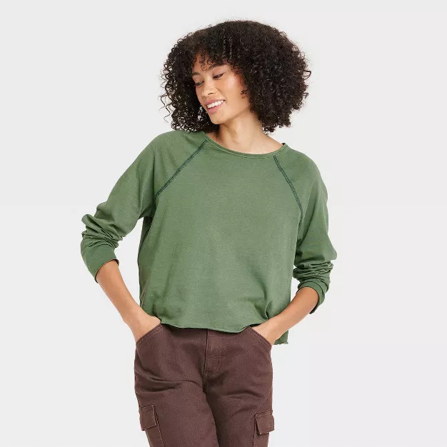 Women's Long Sleeve Sensory Friendly T-Shirt - Universal Thread™ | Target