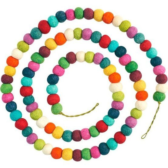 Candy Colored Ball Garland, Bright | Maisonette