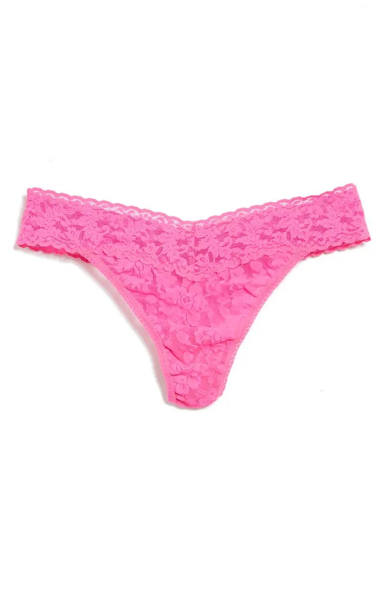 Regular Rise Lace Thong | Nordstrom