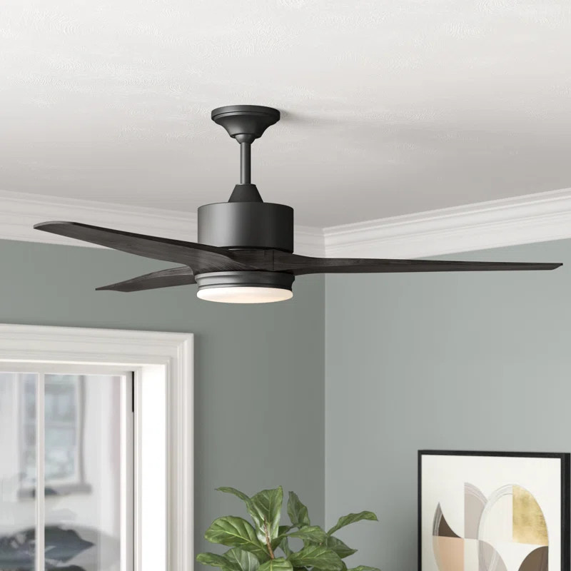 60'' Alisson 3 - Blade Outdoor LED Propeller Ceiling Fan with and Light Kit Included | Wayfair North America