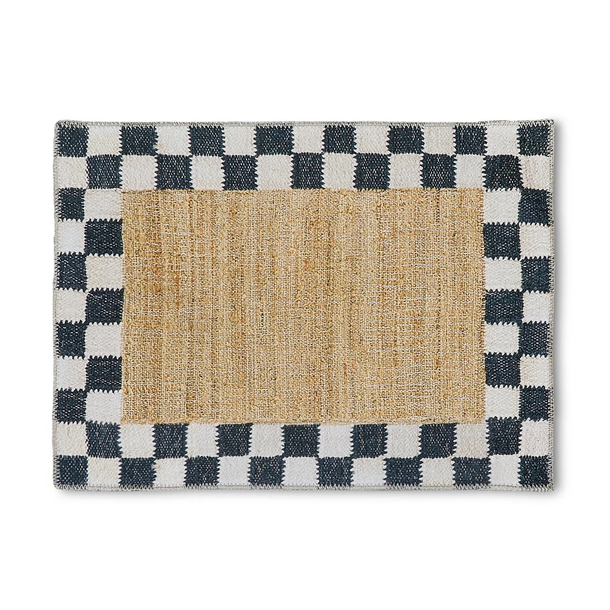 Naturals Check Washable Rug | Wayfair North America