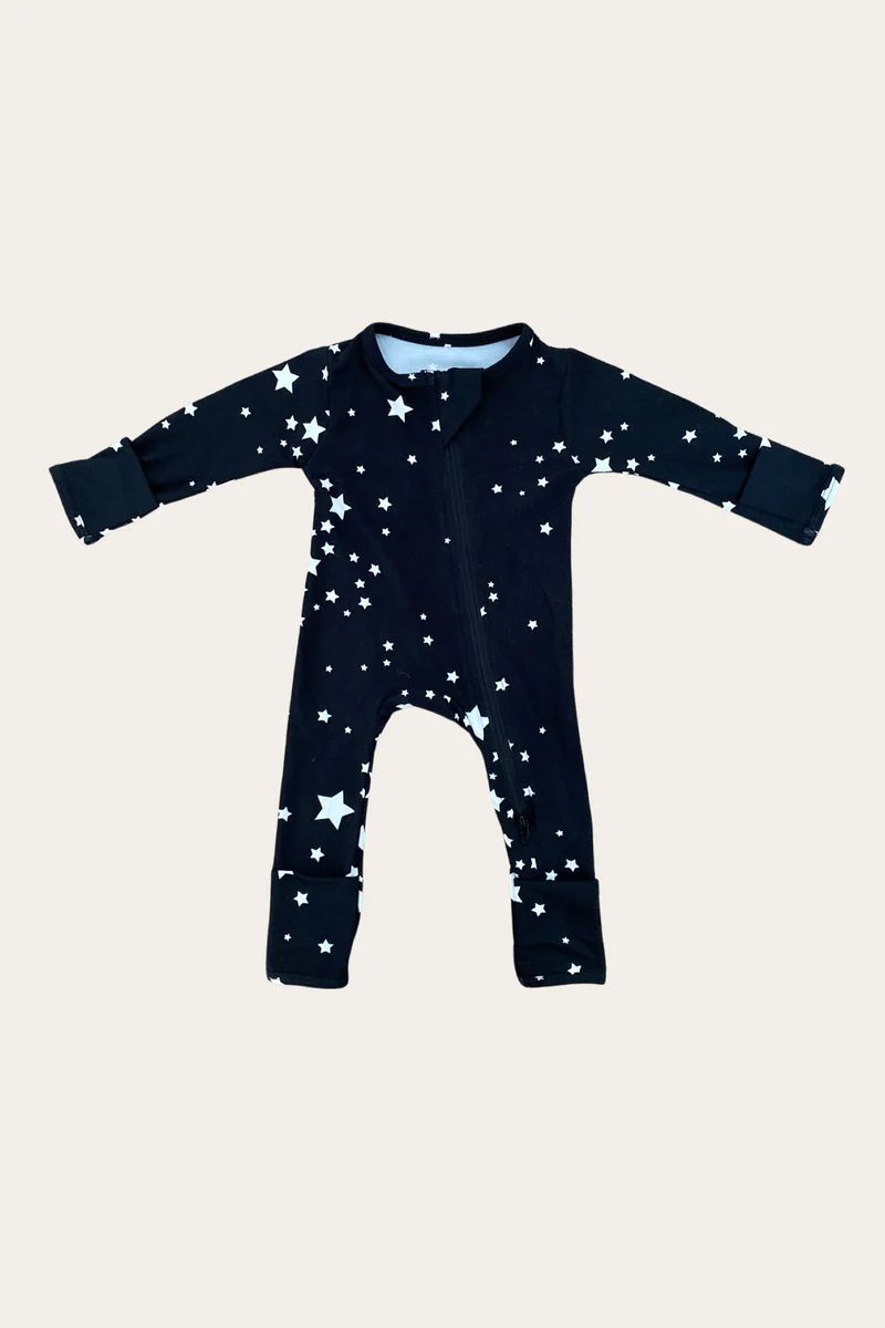 NEWBORN MINI RYDER TURNOVER | BLACK STARS | MASONgrey