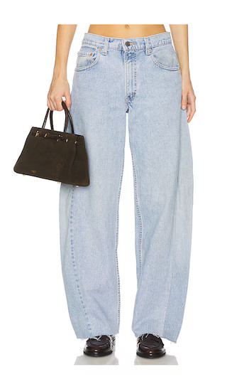 Barrel Customs Undone Hem Jeans in Light | Revolve Clothing (Global)