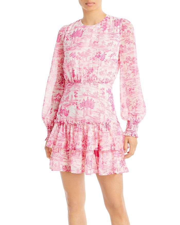 Toile Printed Ruffled Mini Dress - 100% Exclusive | Bloomingdale's (US)