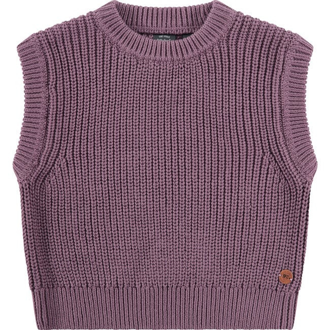 Babyface | Sweater Vest, Purple (Multicolor, Size 6Y) | Maisonette | Maisonette