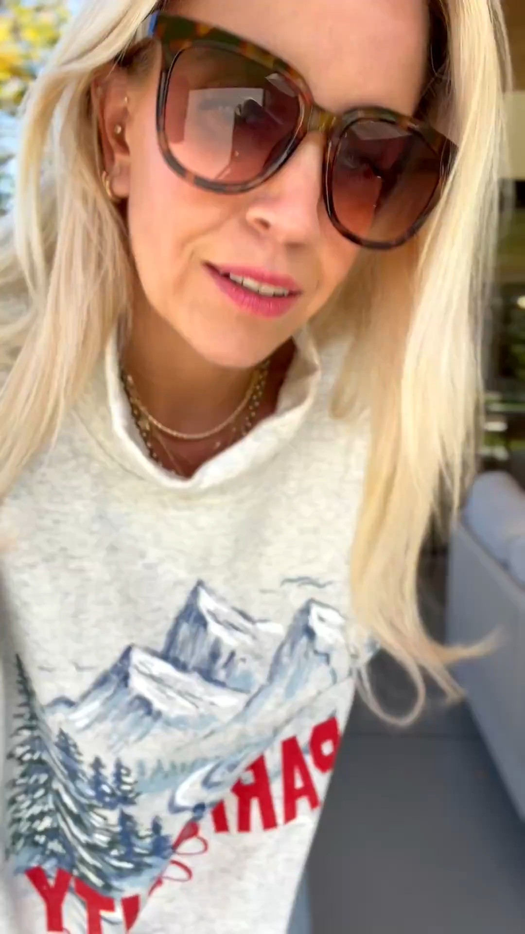 This sweatshirt is $14.98 and comes in solids that will match the sweats you already have too!