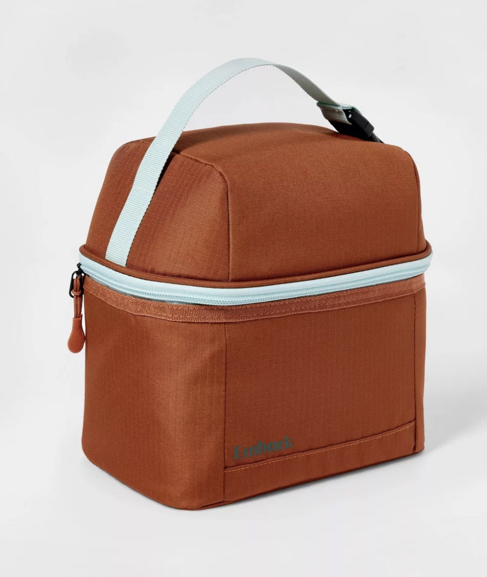 Dual-Compartment Lunch Bag
Great quality with great price from Target. 
밥이 지나치게 차지지 않는 도시락 가방. 
동영상을 확인해 보세요 