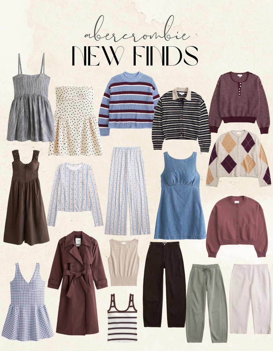 Abercrombie new finds 🙌🏻🙌🏻

Style, fall fashion, sweaters, summer dresses, pullovers, coats, denim dress, joggers ￼

#LTKSeasonal #LTKootd #LTKWorkwear