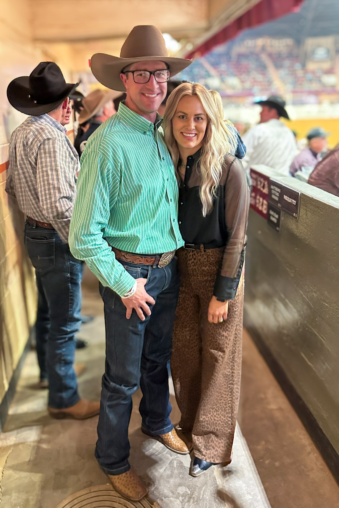 These leopard pants got all the compliments last night!! Size down a full size, because they run big! 