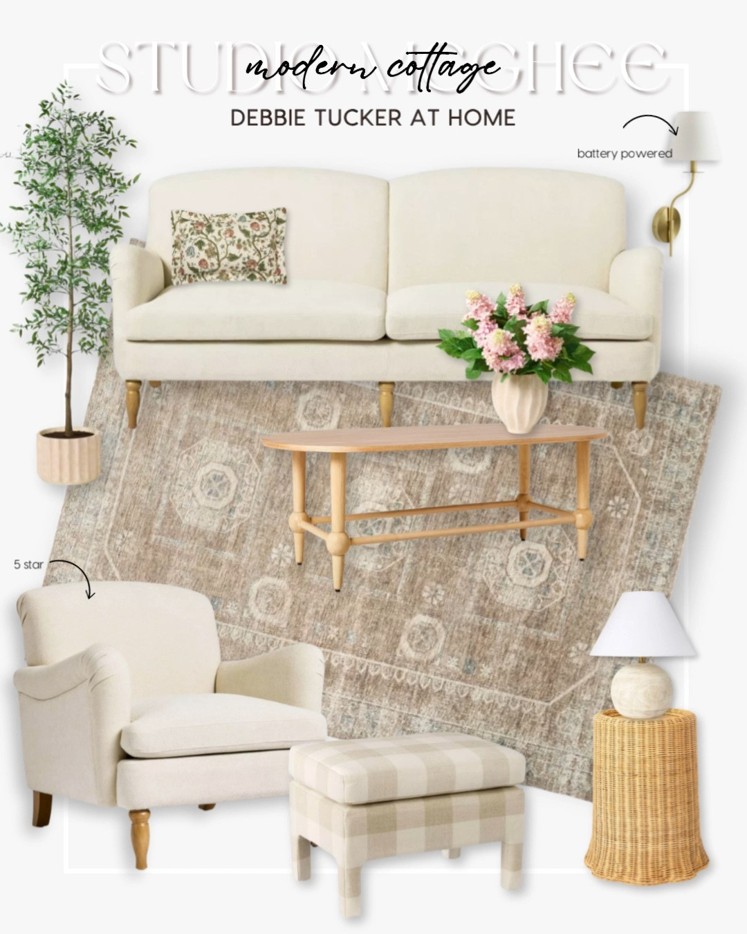 You can create this calm, neutral living room without breaking the bank—everything is from Target!

#LTKHome