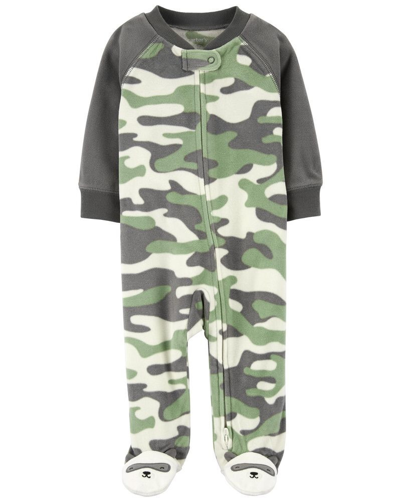 Camo Zip-Up Fleece Sleep & Play | Carter's