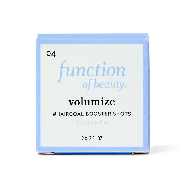 Function of Beauty Volumize #HairGoal Booster Shots with Amaranth Seed Extract - 2pk/0.2 fl oz | Target