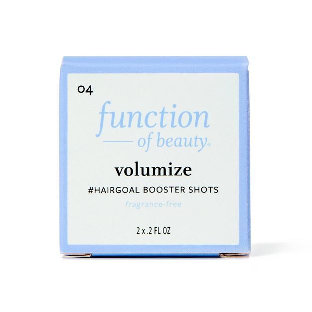 Function of Beauty Volumize #HairGoal Booster Shots with Amaranth Seed Extract - 2pk/0.2 fl oz | Target