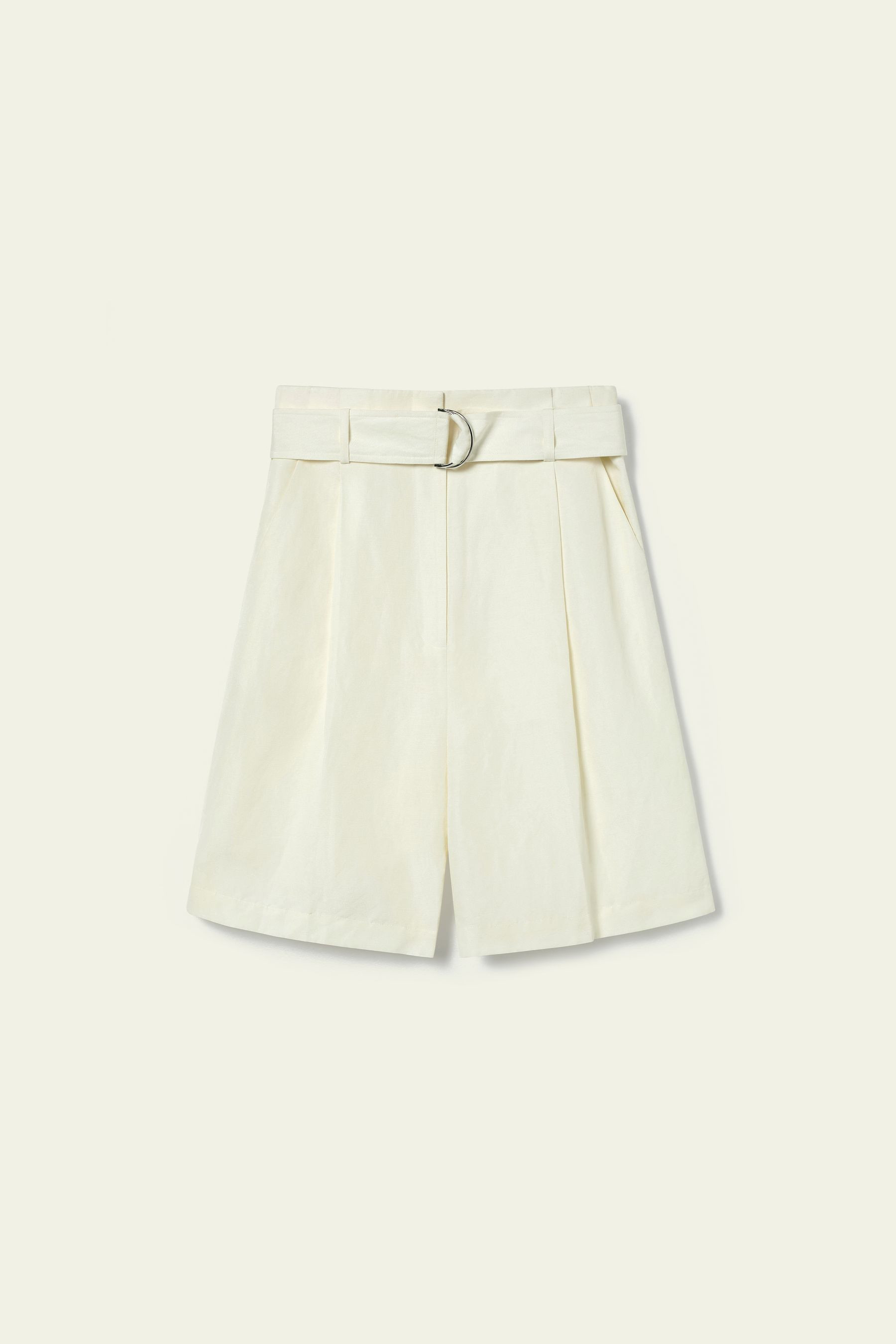 Short Bermuda chic en mélange soie-lin | LILYSILK