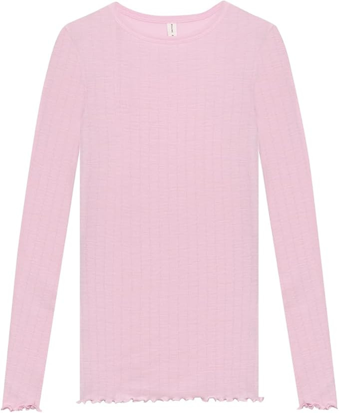 Dilling Damen Merinowolle Seide Langarmshirt Pointelle Baselayer leicht atmungsaktiv temperaturre... | Amazon (DE)