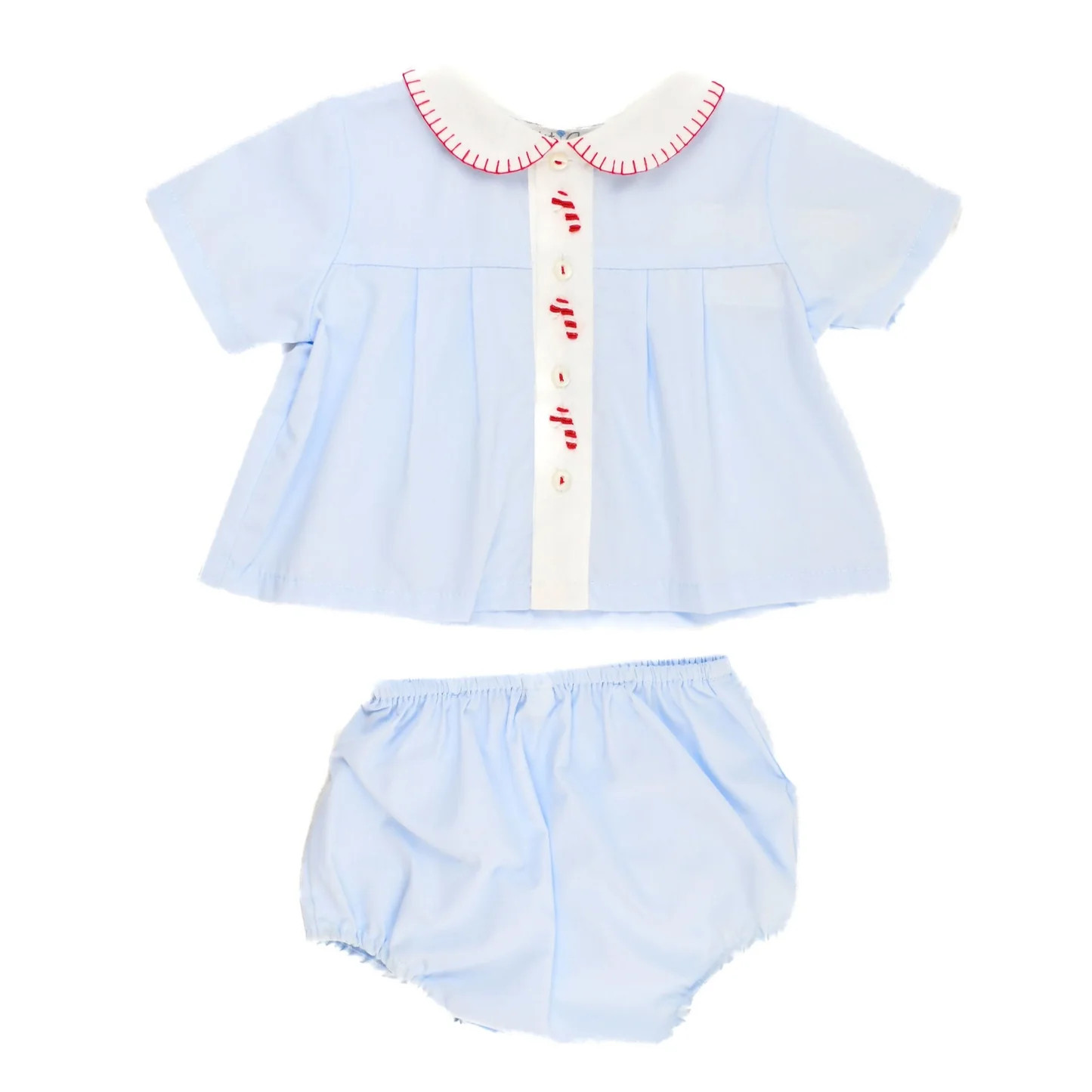 Blue Candy Cane Diaper Set | JoJo Mommy