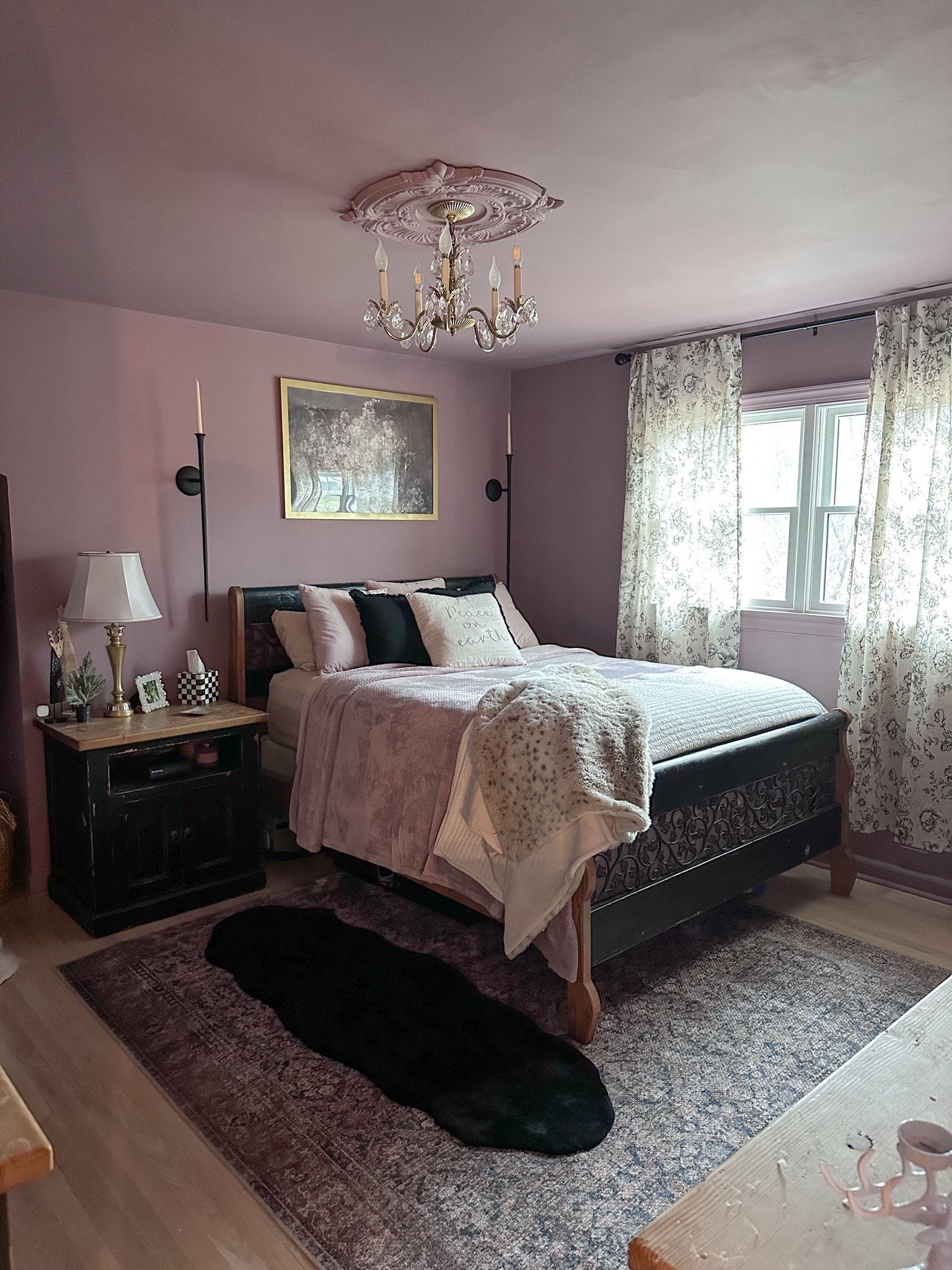 Mauve guest bedroomm

#LTKhome