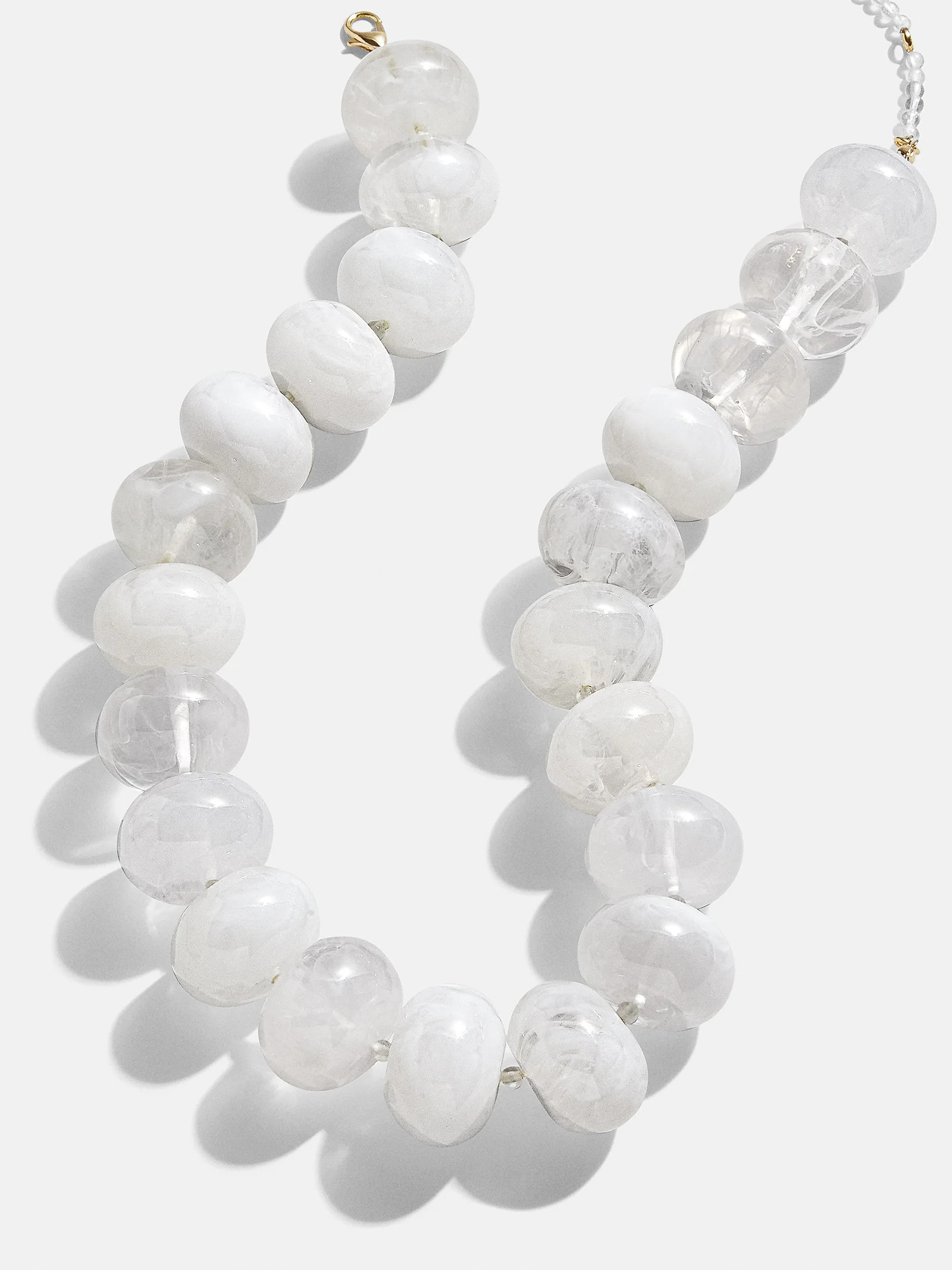 Joan Semi-Precious Necklace - White | BaubleBar (US)