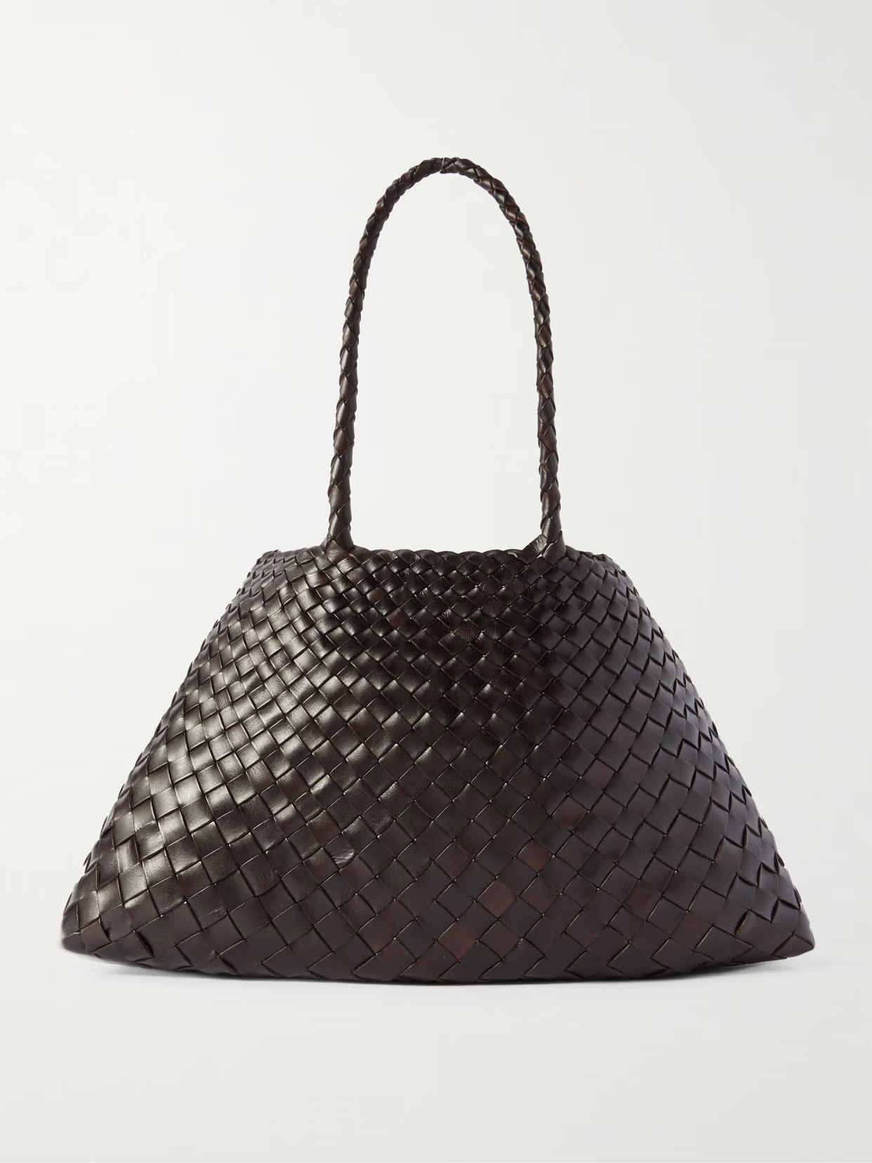 Dragon Diffusion - Santa Croce Big Woven Leather Tote - Brown | NET-A-PORTER (US)