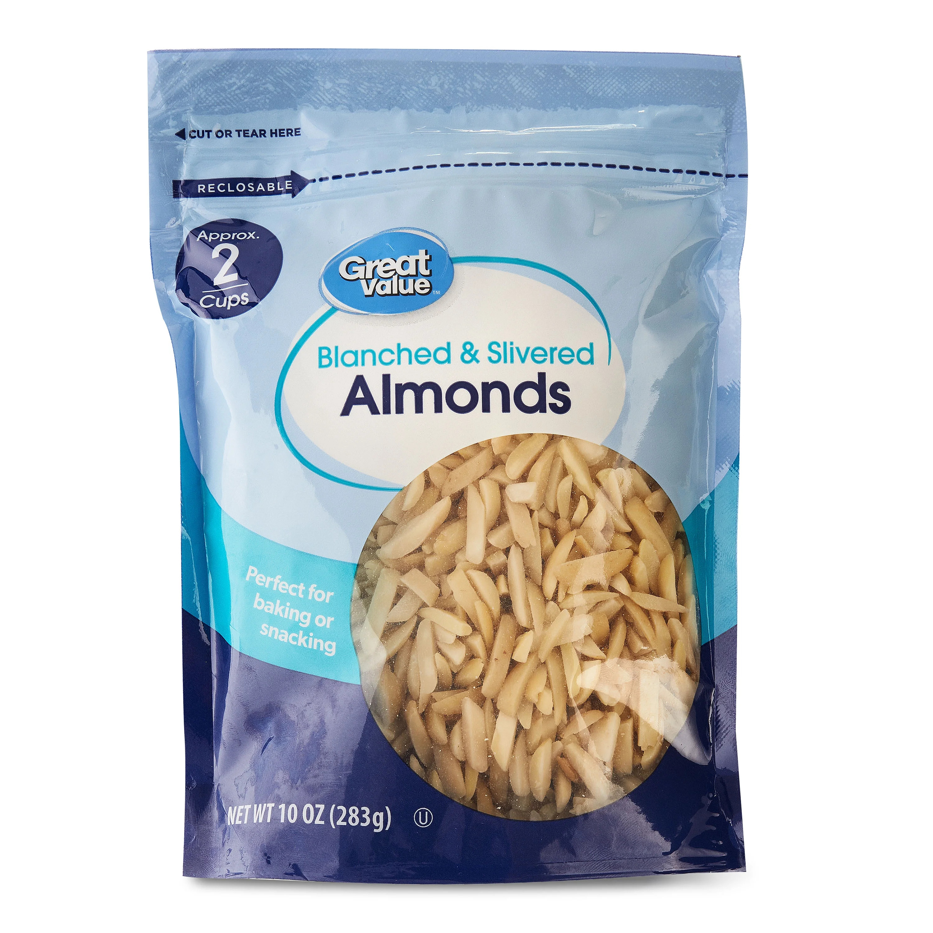 Great Value Blanched and Slivered Almonds, 10 oz | Walmart (US)