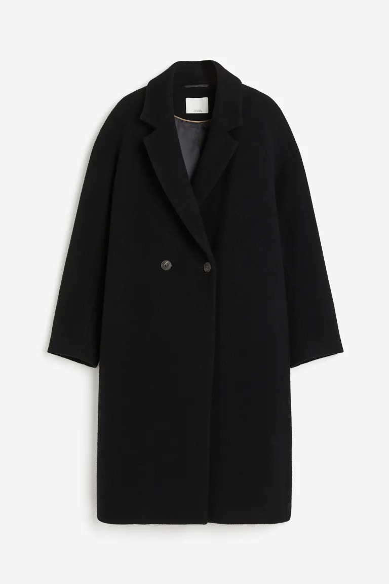 Double-breasted Wool-blend Coat | H&M (US + CA)