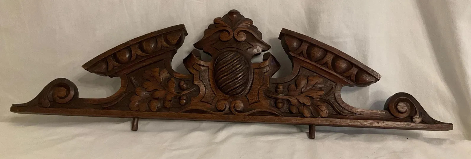 Antique Hand-carved Wooden Pediment – Ornate Victorian Furniture Trim, Architectural Salvage, D... | Etsy (US)