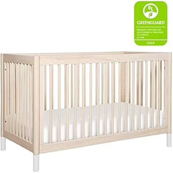 Babyletto Gelato 4-in-1 Convertible Crib with Toddler Bed Conversion in Washed Natural and White,... | Amazon (US)