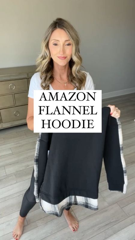 AMAZON FLANNEL
HOODIE. Size M. Comes in more colors. Comfy. Casual. Fall. Mom style. Errands. Faux leather leggings. Sneakers. Nikes 

#LTKstyletip #LTKSeasonal #LTKunder50