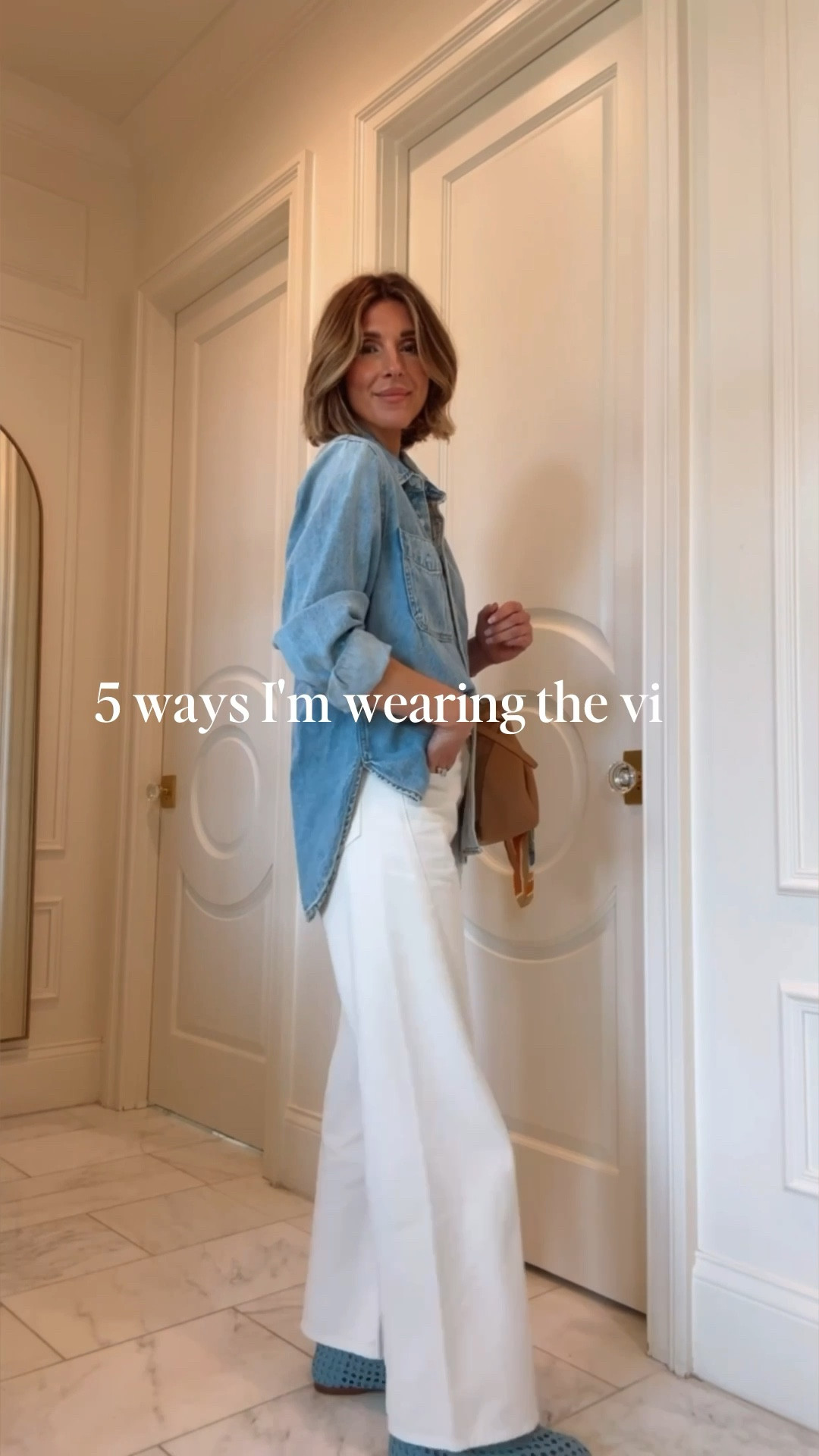 5 ways I'm wearing the viral wide leg mother jeans 