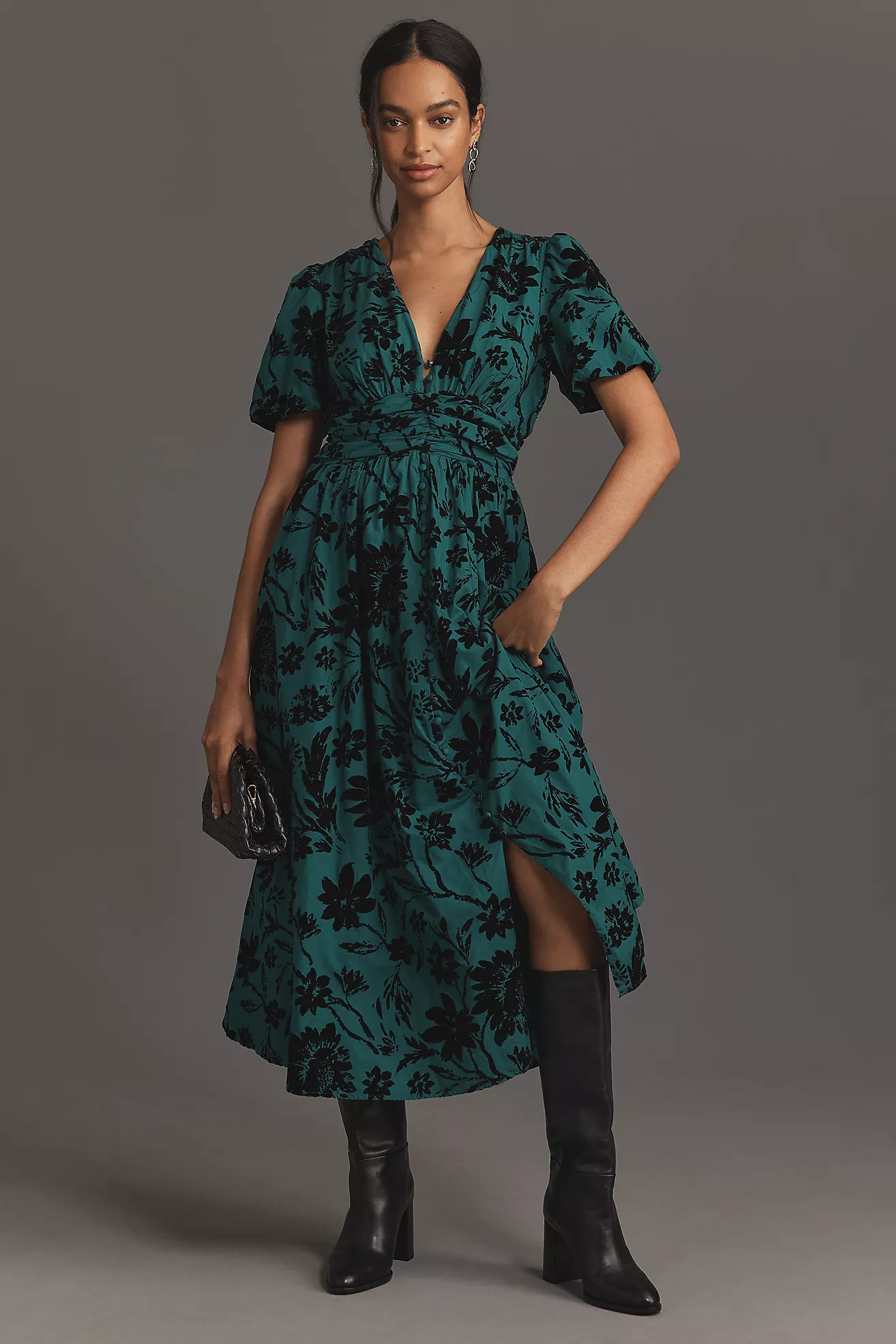 The Katerina Button-Front Dress | Anthropologie (US)