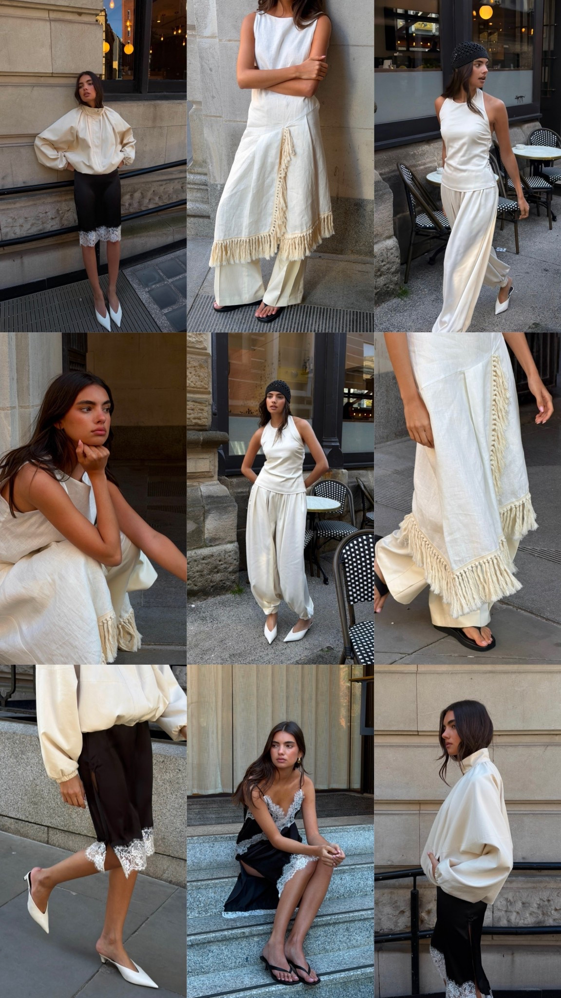 monochrome styling with new in pieces from the high street 