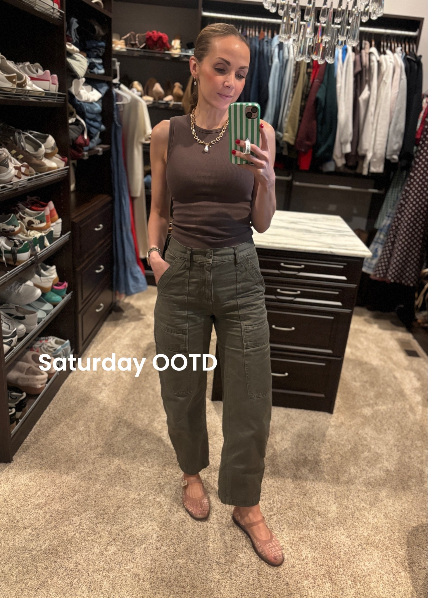 Saturday OOTD - this tank just released in a few new colors! It’s my favorite. Comfy, ribbed, runs a little small. I’m in a size small. I’d size up.

#LTKootd #LTKgrwm #LTKdayinmylife