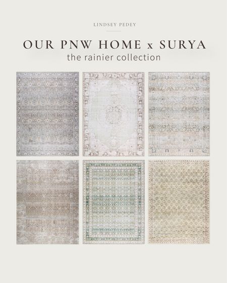 A new rug collection by our pnw home x surya! 

Area rug, runner, surya, bedroom rug, living room rug, dining room, neutral, home decor, spring 

#LTKfindsunder100 #LTKhome
