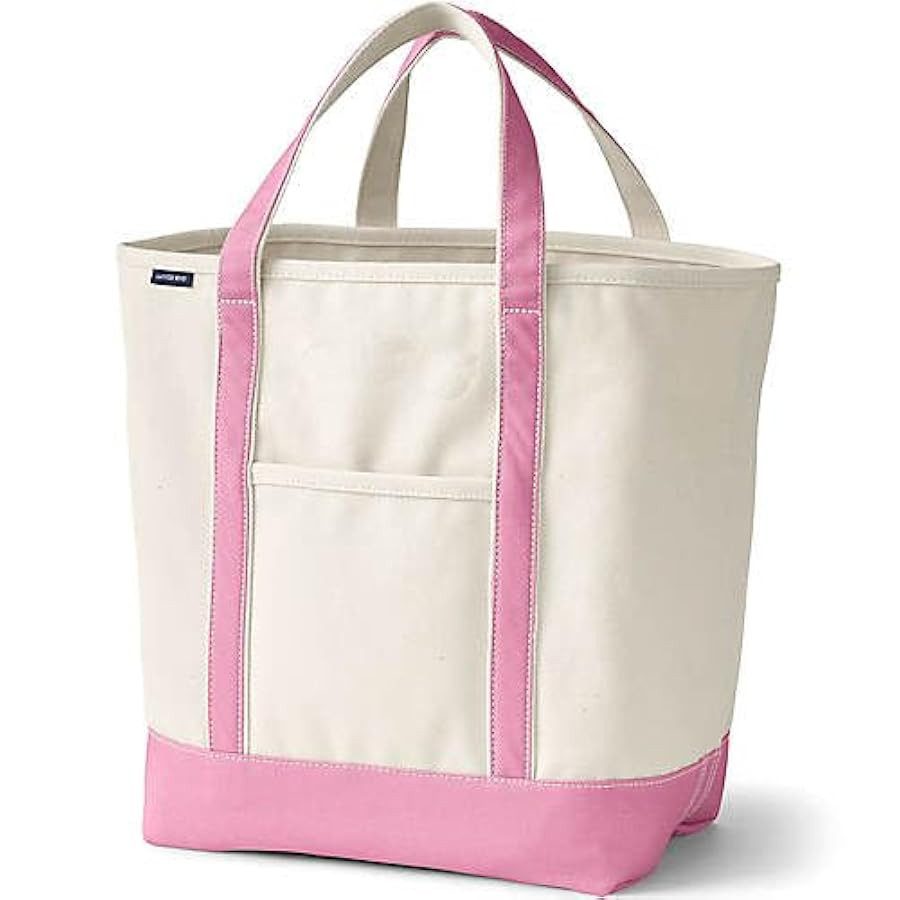Lands' End Open Top Canvas Tote Bag | Amazon (US)