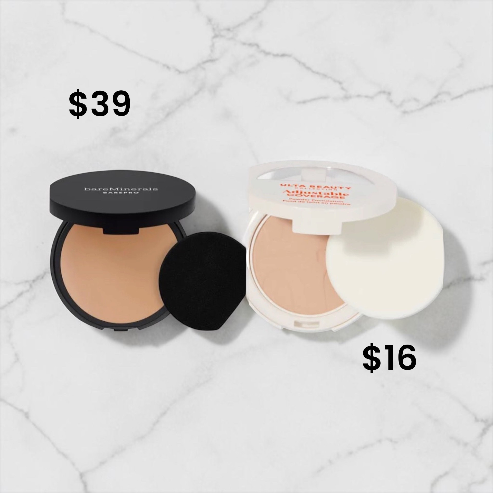 foundationdupe / makeupfind / complexiongoals / adjustablecoverage / buildablebeauty / flawlessfinish / everydayglam / skinglow / smoothcoverage / beautyhack / drugstoredupe / ultabeauty / baremineralsdupe / budgetbeauty / softmatte / longwearlook / cleanmakeupvibes / simplebeauty / glowupdaily / affordablemakeup / makeupmusthave / easyblend / skinlikefinish / beautyonthego / under20beauty / seamlessskin / polishedlook / makeupdupes / naturalcoverage / lightweightfeel / confidenceboost / everydayface / freshfinish / glowonabudget / makeupessentials / quickglam / modernbeauty / skinfirst / beautyfind

Hashtags:
#makeupdupe #foundationdupe #ultabeauty #bareminerals #affordablemakeup #drugstorebeauty #beautyfinds #glowonabudget #flawlessbase #makeupmusthaves

Blurb:
This gives a similar smooth, long-wear, buildable finish as BareMinerals BarePRO Performance Wear Liquid Foundation—with a soft matte look that still feels lightweight. Ulta Beauty Adjustable Coverage Foundation blends easily and lets you customize coverage for an everyday flawless base.

#LTKFestival #LTKMothersDay #LTKxAerie