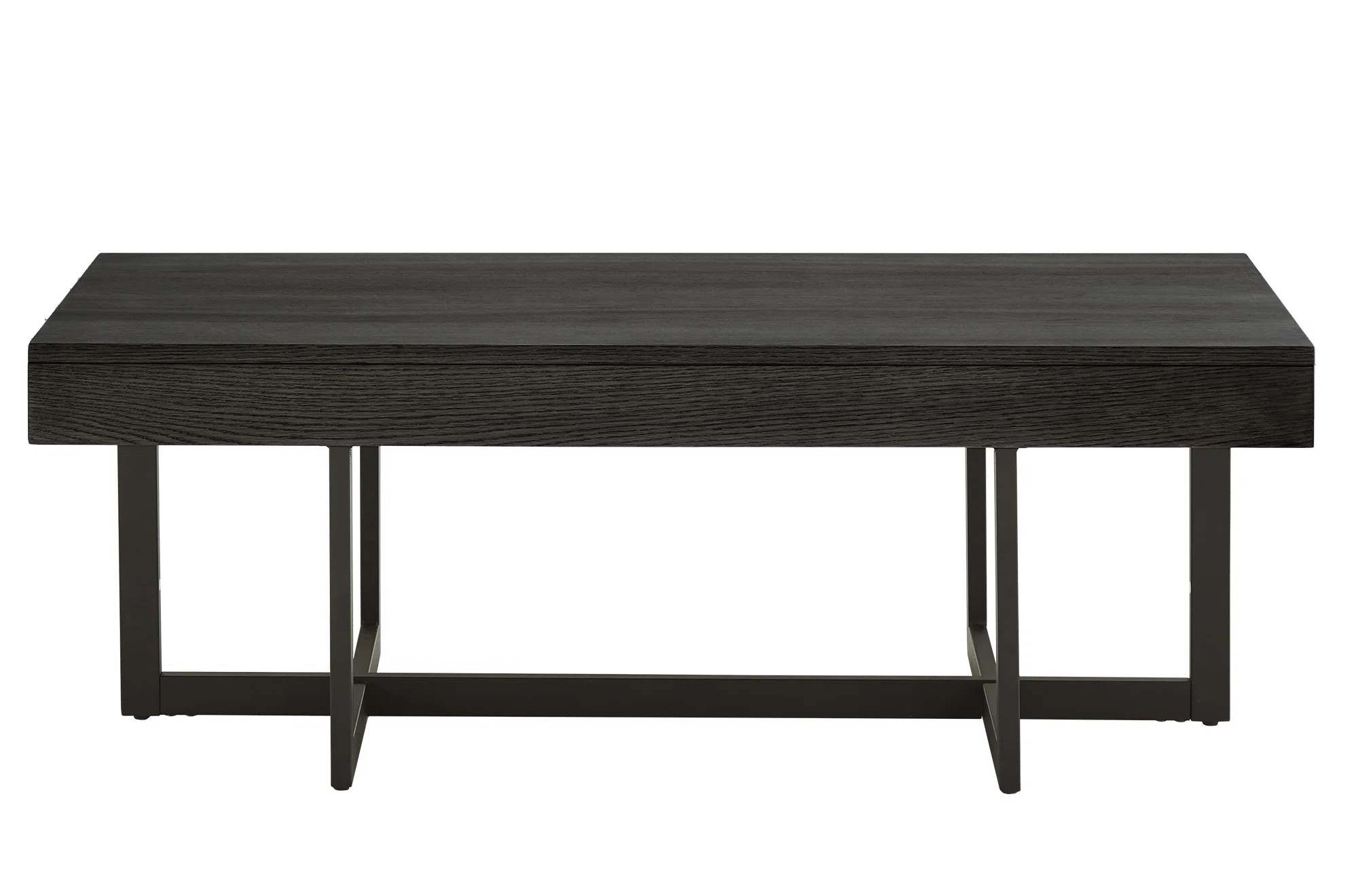 Burch Cross Legs Coffee Table with Storage | Wayfair North America