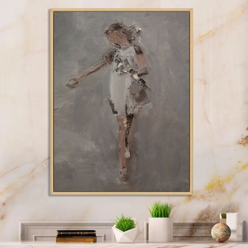 Picturesque Young Vintage Girl " Picturesque Young Vintage Girl " Painting Print | Wayfair North America