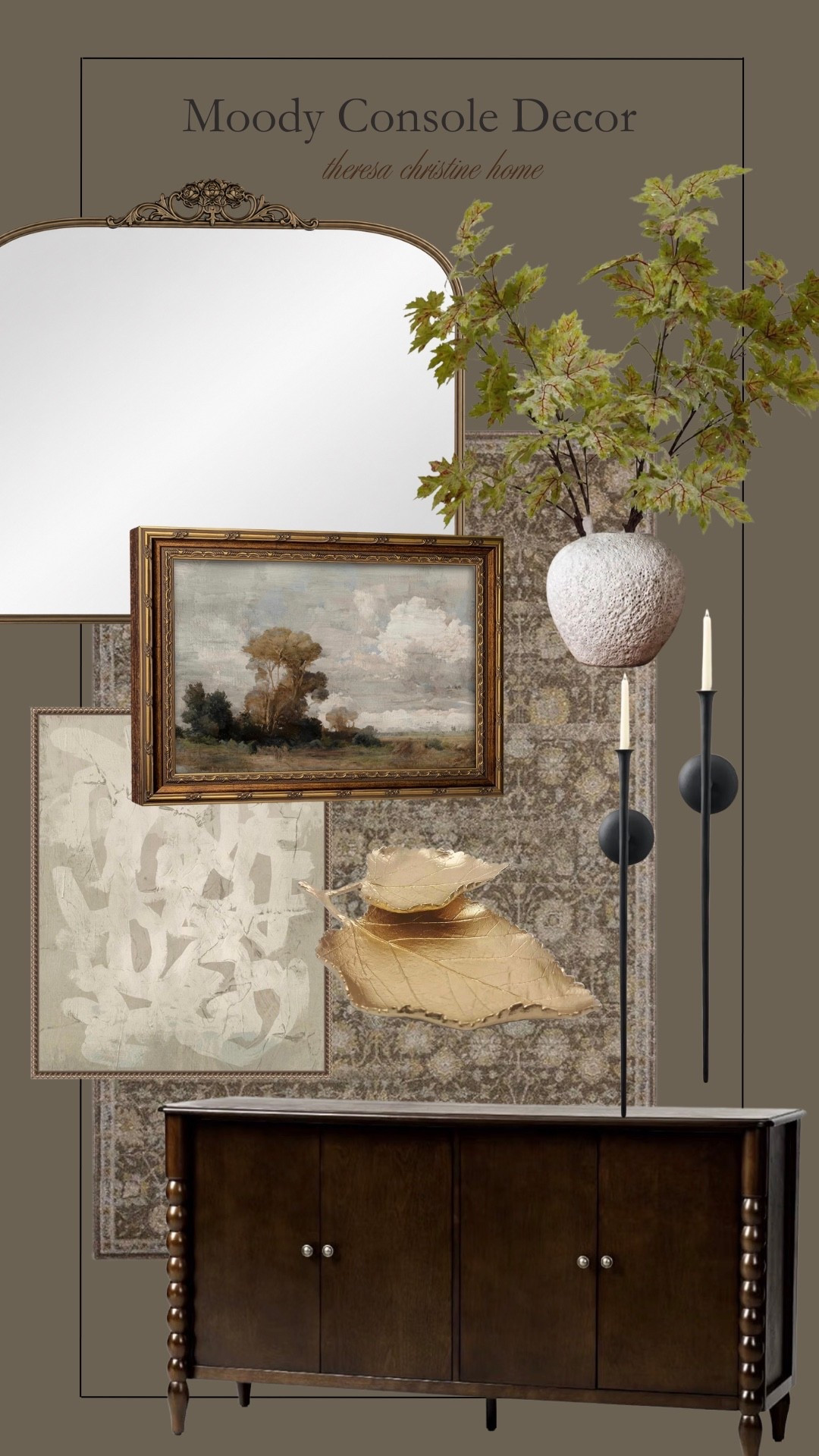 Moody Console & Decor from Amazon

#LTKHome #LTKSeasonal