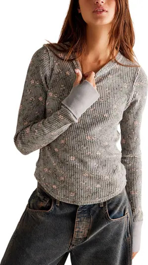 Pretty Little Thermal Stitch Top | Nordstrom