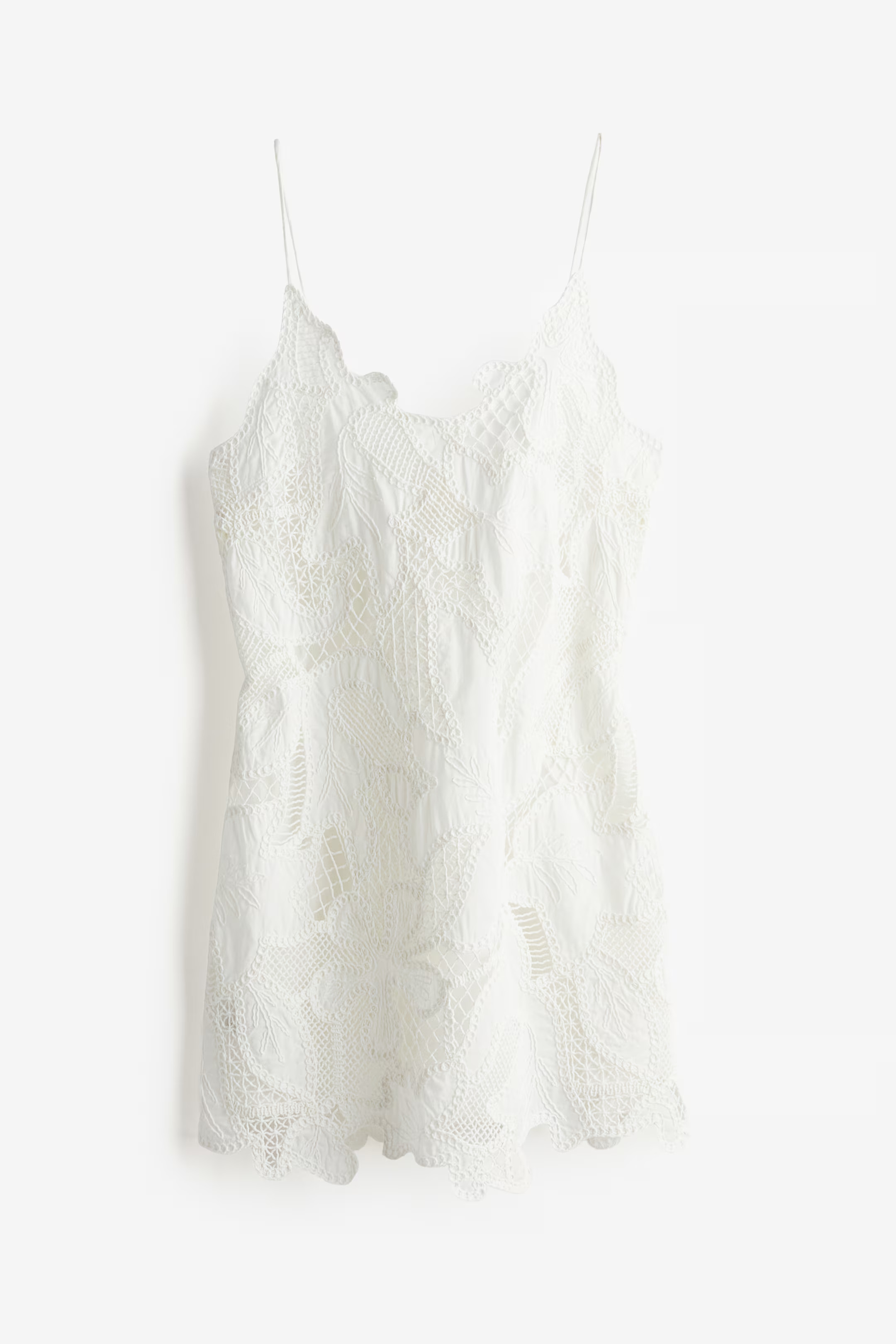 Dress with Eyelet Embroidery | H&M (US + CA)