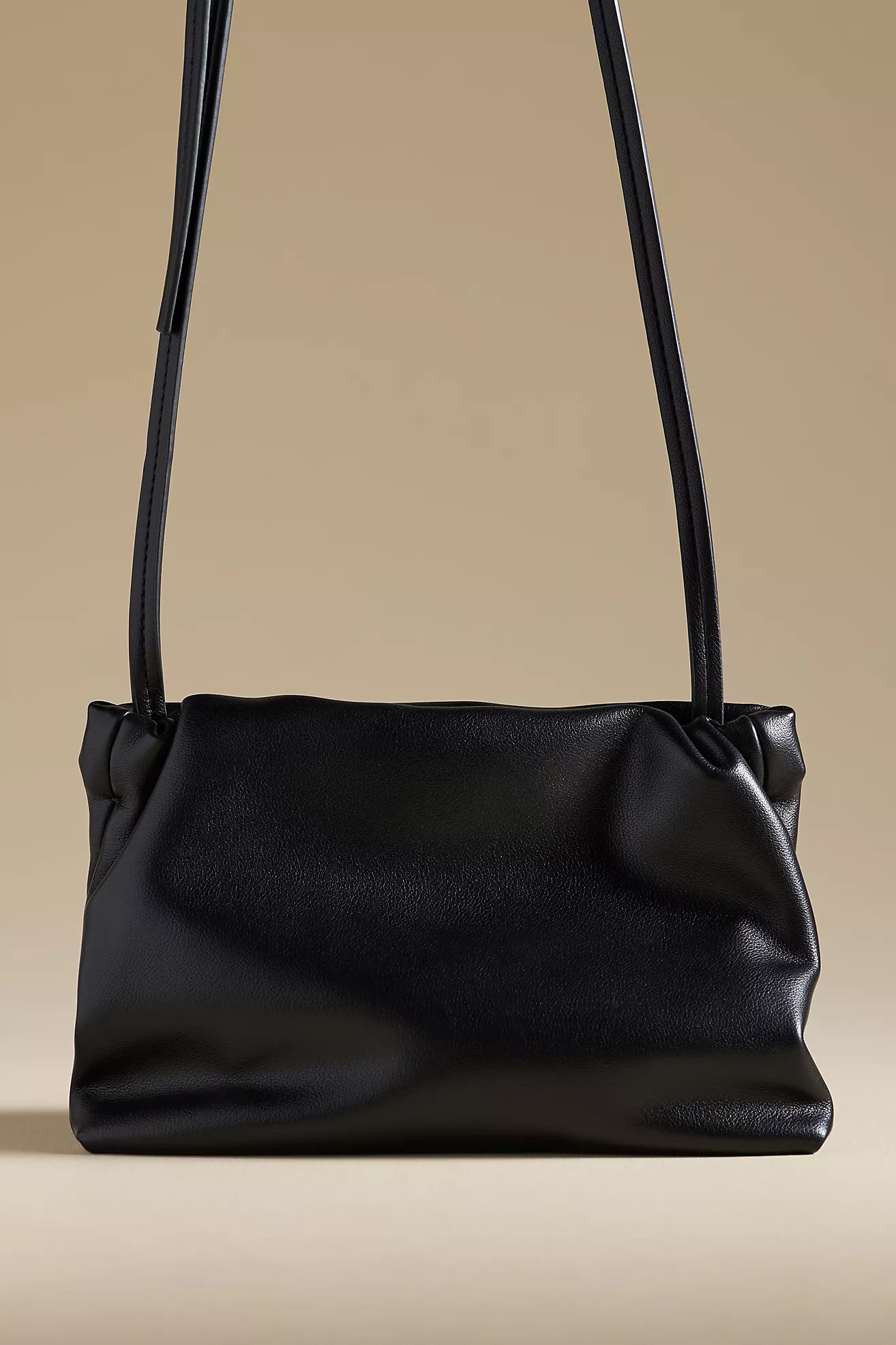 By Anthropologie Cinched Faux-Leather Clutch | Anthropologie (US)