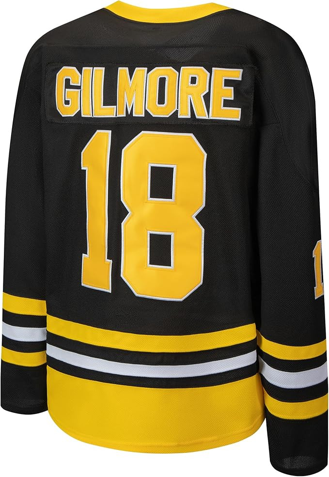 #18 Happy Gilmore Hockey Jersey for Men,Boston Adam Sandler Shirt 1996 Movie Ice Hockey Halloween... | Amazon (US)