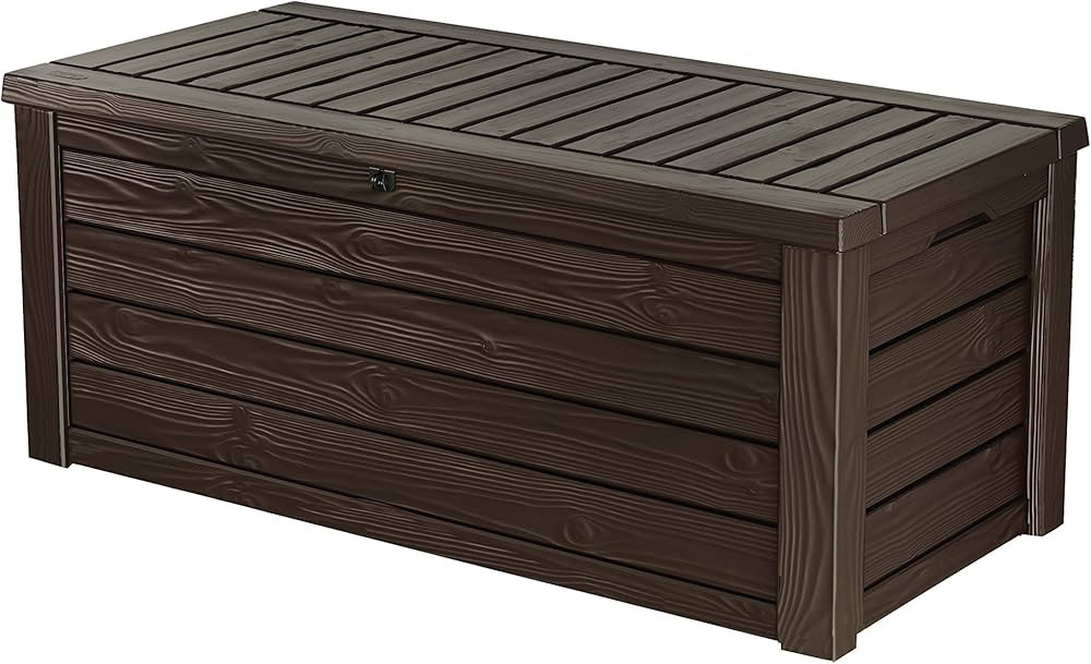 KETER Westwood 150 Gallon Resin Large Deck Box – Organization and Storage for Patio Furniture, ... | Amazon (US)