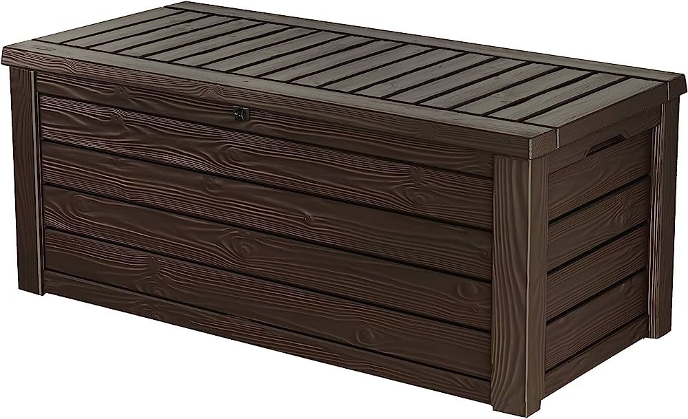 KETER Westwood 150 Gallon Resin Large Deck Box – Organization and Storage for Patio Furniture, ... | Amazon (US)