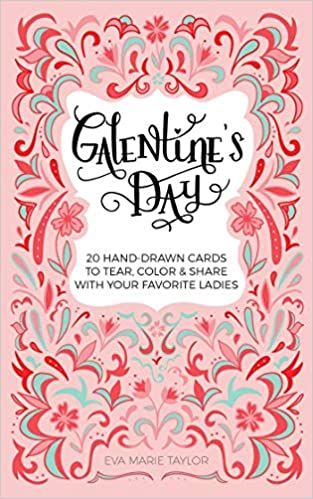 Galentine's Day: 20 Hand-Drawn Cards to Tear, Color and Share with Your Favorite Ladies     Paper... | Amazon (US)