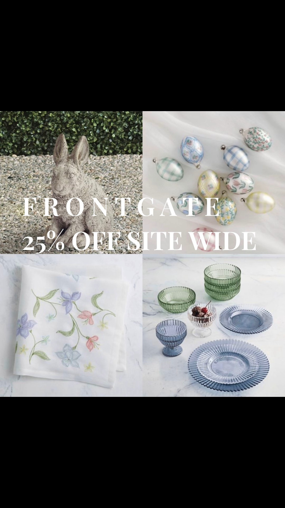Spring is coming and Frontgate has you covered with 25% OFF everything until March 18!
CODE: FG26MAR
@the.frontgate.group 

#LTKSaleAlert #LTKHome #LTKSpringSale
