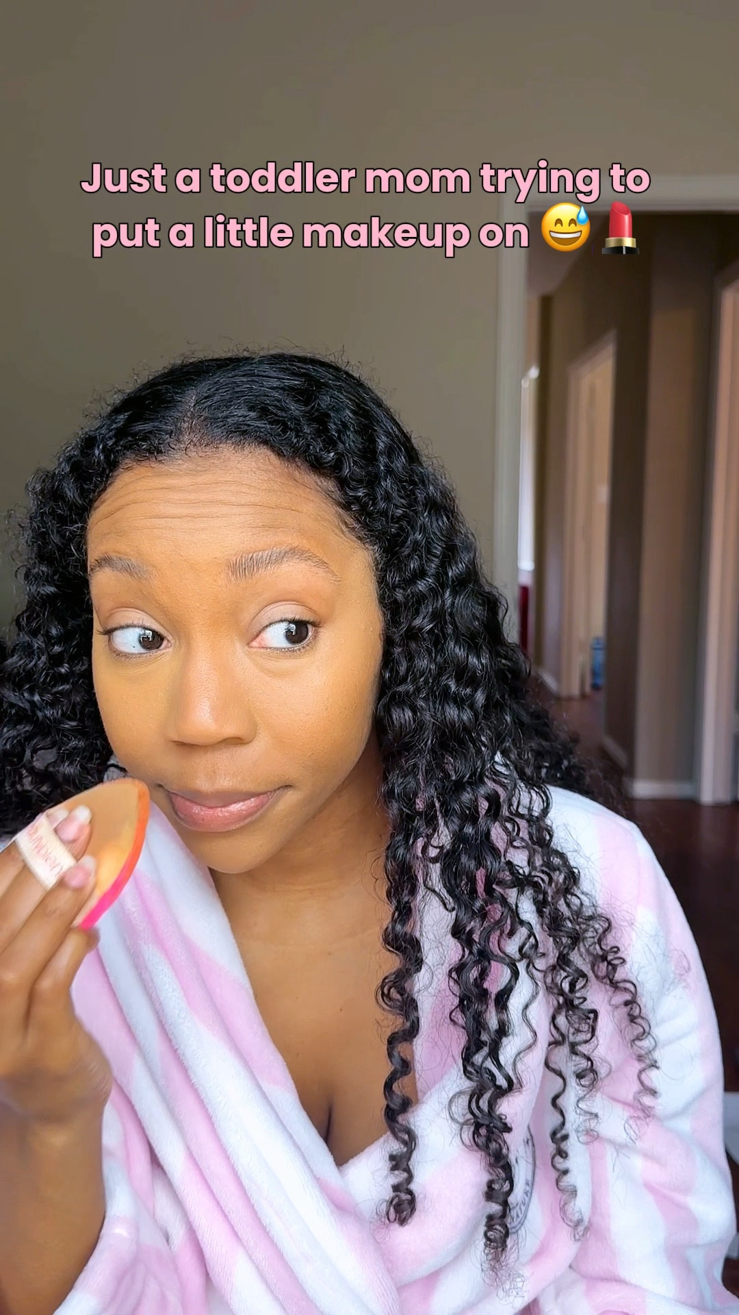 Just a mom trying to get cute with a toddler turned mini interior designer running around 😭💕  

#LTKFindsUnder50 #LTKBeauty