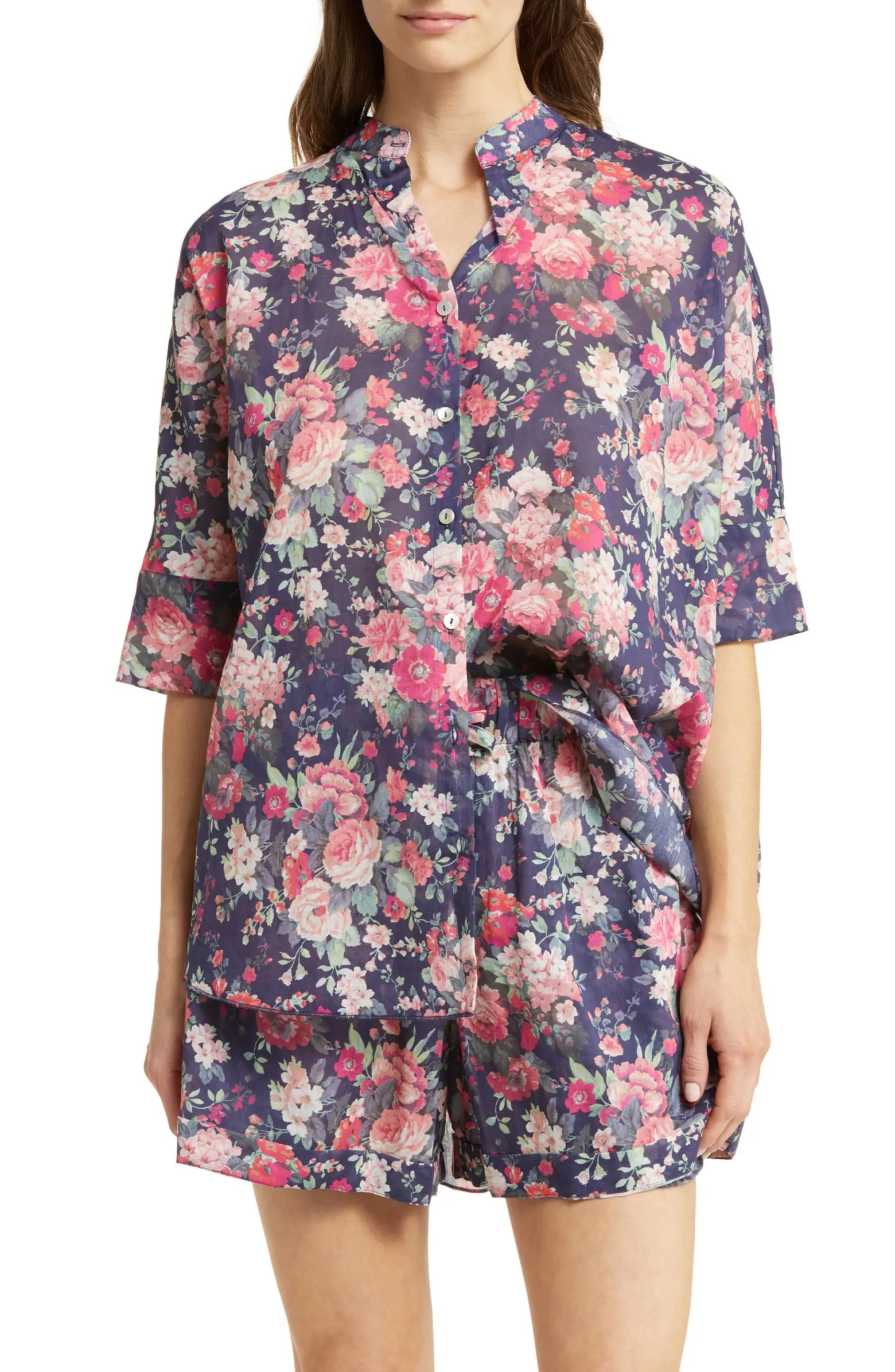 Grace Cotton & Silk Short Pajamas | Nordstrom
